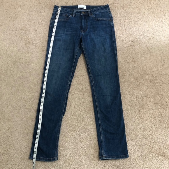DUER Denim Straight Fit Jeans Mid Rise Medium Wash - Picture 8 of 11